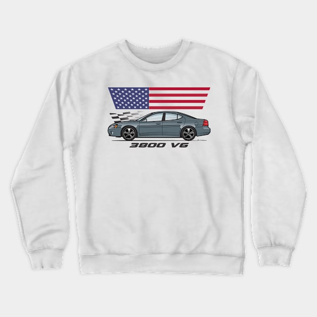 3800 V6 - Gray Crewneck Sweatshirt by JRCustoms44